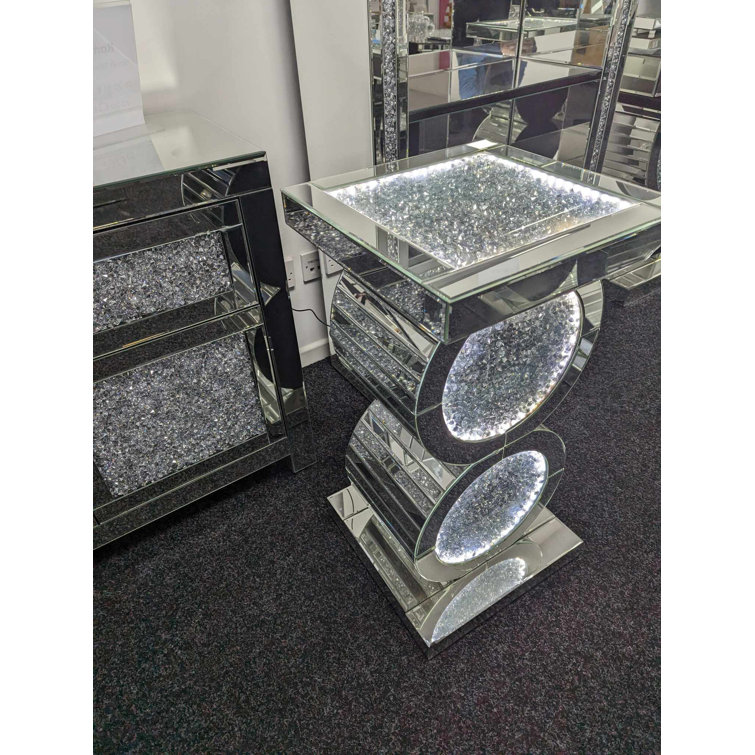 ModernHomesStore Nova LED light up End Table Wayfair.co.uk